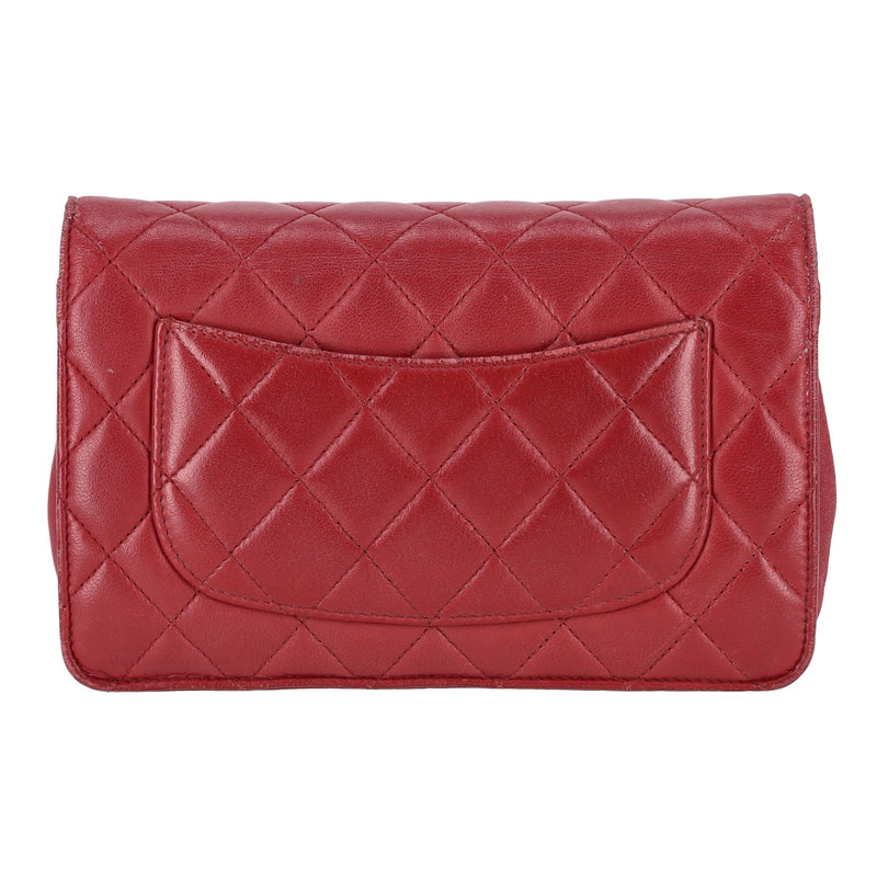 Chanel Caviar Leather Wallet On A Chain