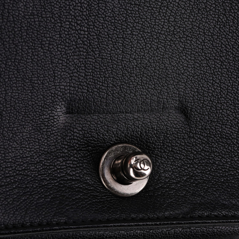 Chanel Diamond Quilted Calfskin Small Boy Bag