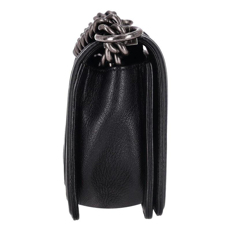 Chanel Diamond Quilted Calfskin Small Boy Bag