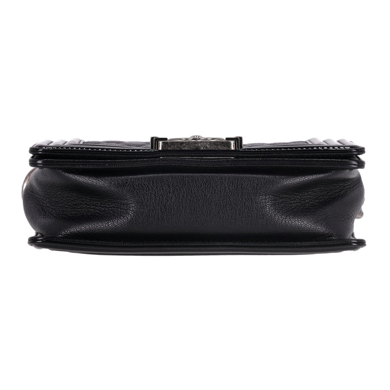 Chanel Diamond Quilted Calfskin Small Boy Bag