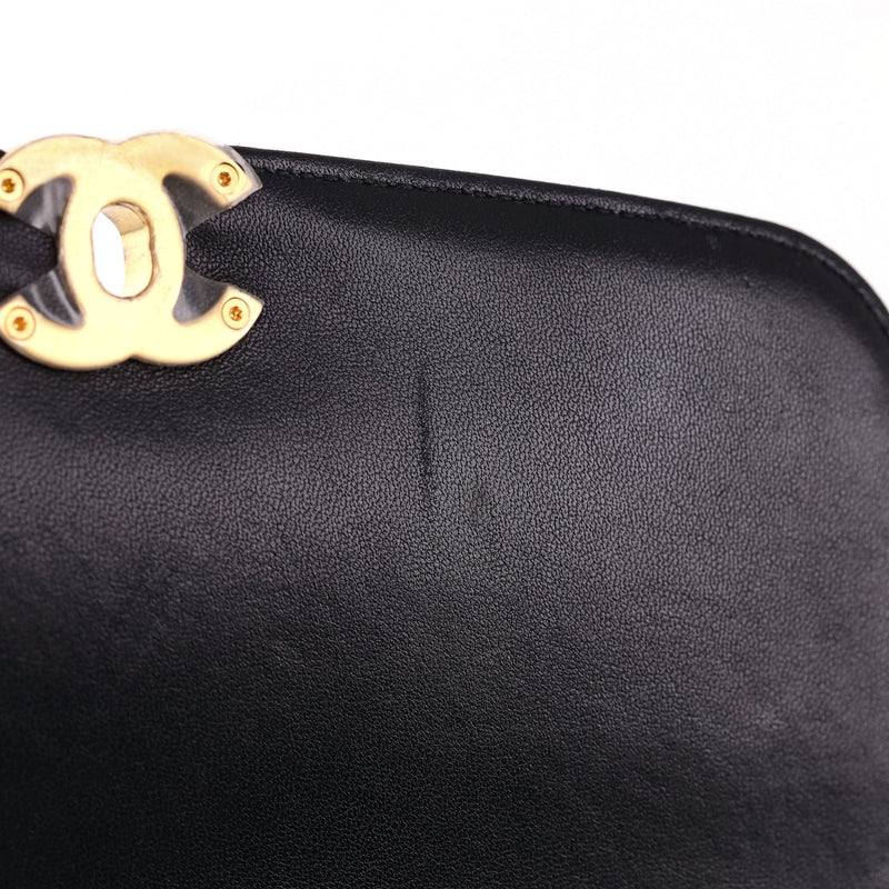 Chanel Quilted Lambskin Flap Bag With Coco Chanel Coin Detail