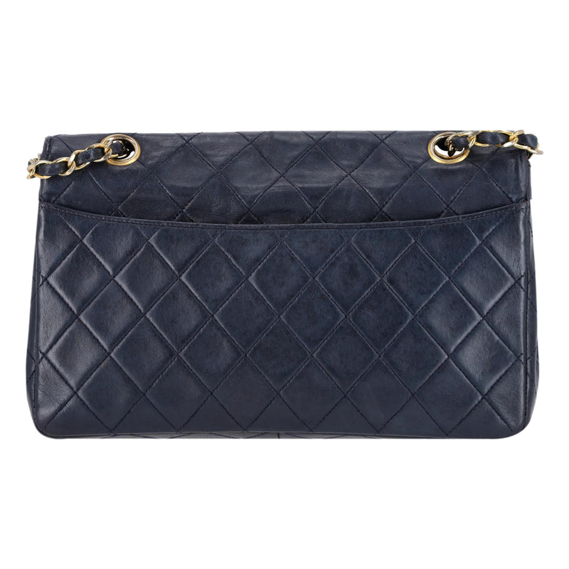 Chanel Vintage Leather Double Paris Flap Bag
