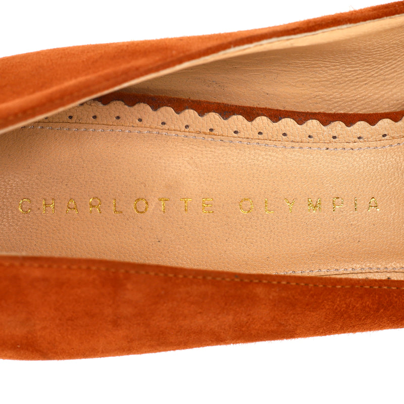 Charlotte Olympia Dolly Pumps With A Metallic Platform. Size 39