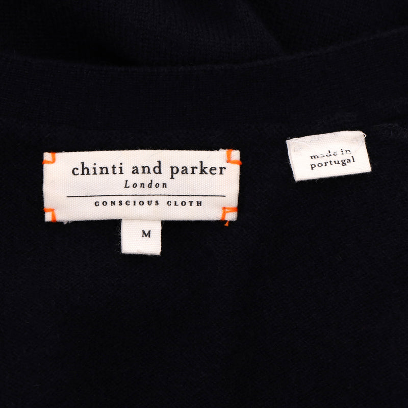 Chinti & Parker Cashmere Polka-Dot Cardigan. Size M