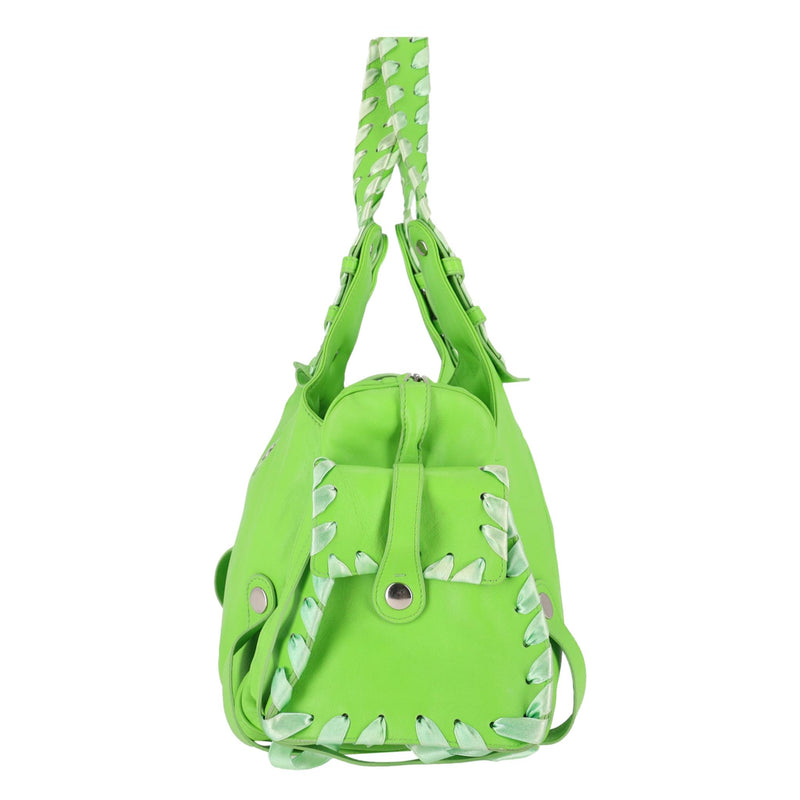 Chloe Silverado Leather Bag With Satin Whip-Stitching