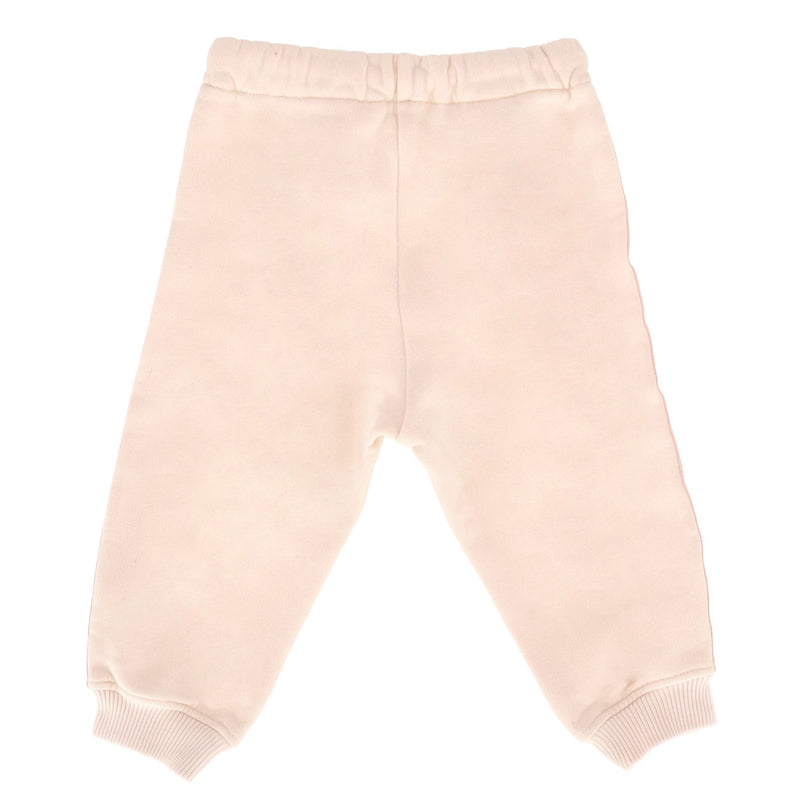 Chloe Baby Girl Logo Stripe Cotton Track Pants. Size 12M