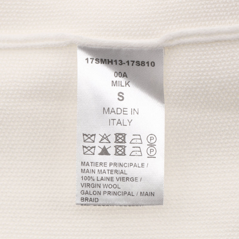 Chloe Virgin Wool Lace-Embellished Top/Jumper. Size S