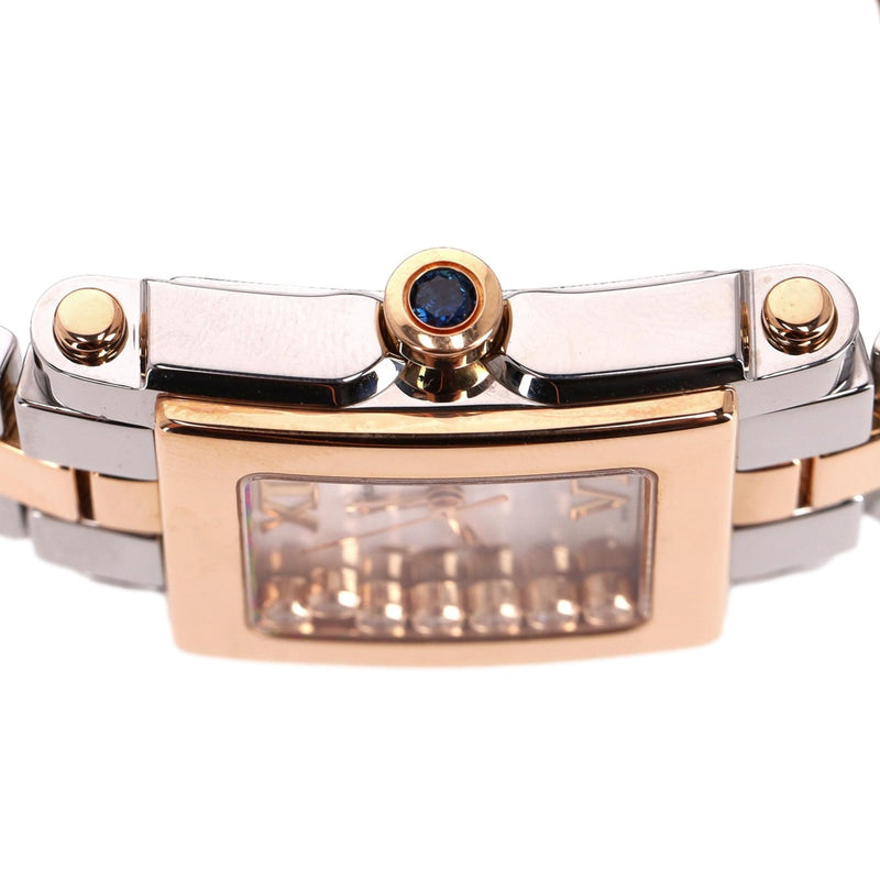 Chopard Happy Sport Diamond, Steel & 18k Rose Gold Watch