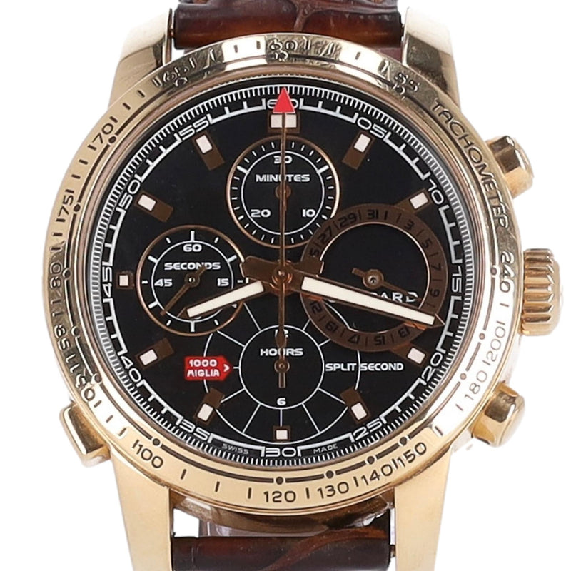 Chopard Mille Miglia Split Second  Ltd Edition Chronograph Automatic Watch  In 18K Rose Gold