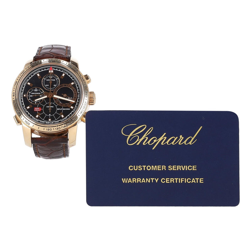 Chopard Mille Miglia Split Second  Ltd Edition Chronograph Automatic Watch  In 18K Rose Gold