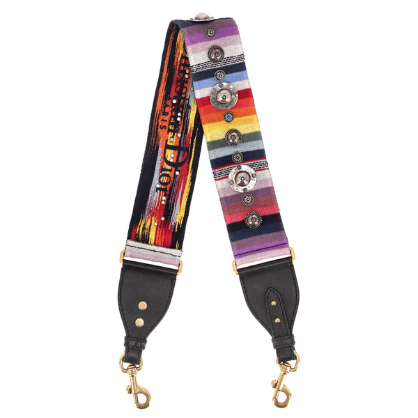Christian Dior Studded Rainbow Bag Strap