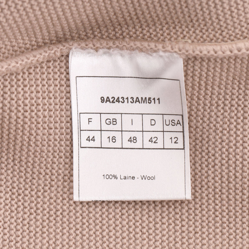 Christian Dior Wool Top & Skirt Co-Ord Set With Leather Belt. Size 42/44FR