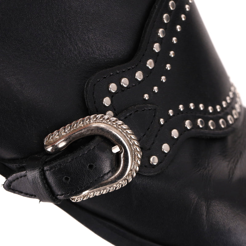 Claudie Pierlot Stud Embellished Ankle Boots. Size 39
