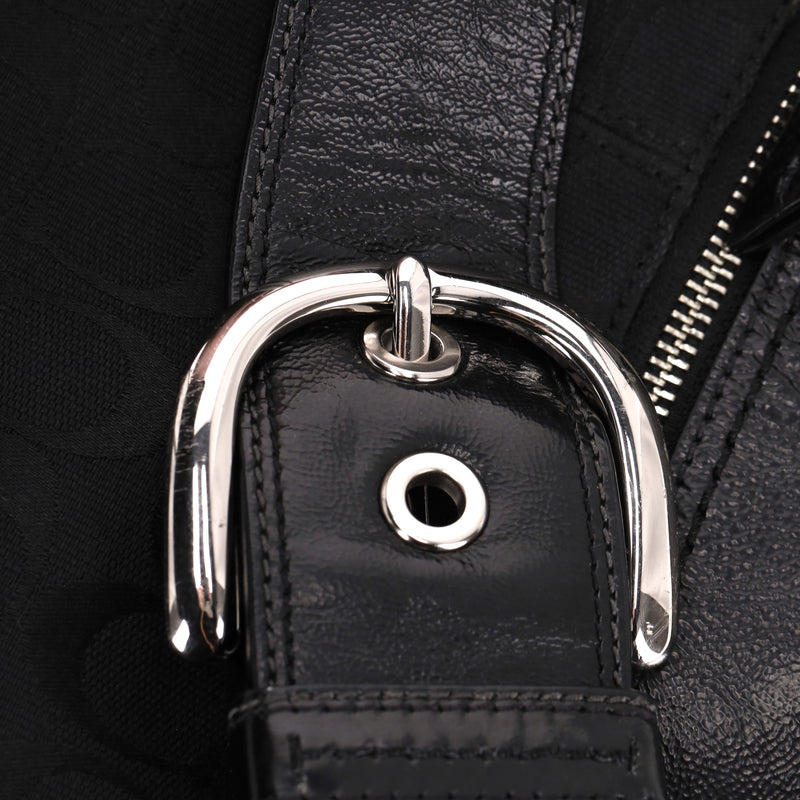 Coach Soho Monogram Jacquard Hobo Bag