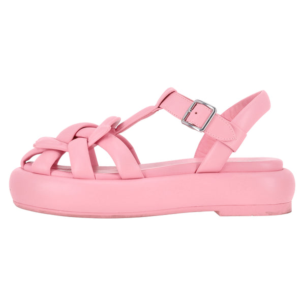 Coach Penney Flatform Leather Sandals. Size 36