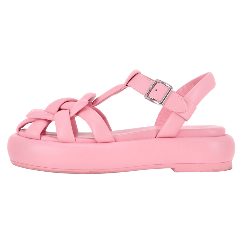 Coach Penney Flatform Leather Sandals. Size 36