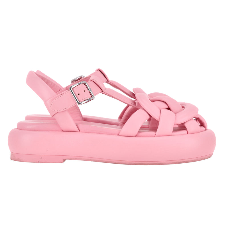 Coach Penney Flatform Leather Sandals. Size 36