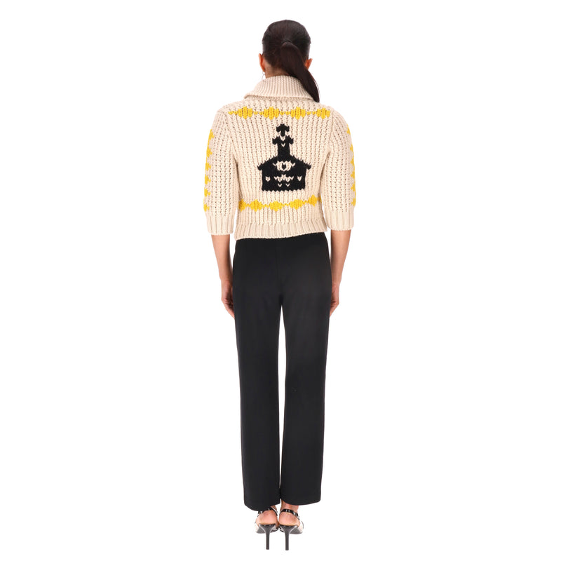 Dsquared2 Knitted Wool Zipped Cardigan. Size XS