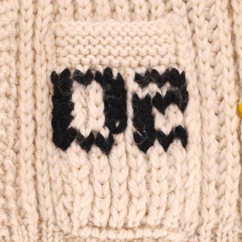 Dsquared2 Knitted Wool Zipped Cardigan. Size XS