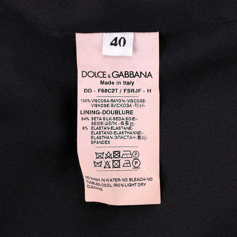 Dolce & Gabbana Floral Rose Print Dress. Size 40IT