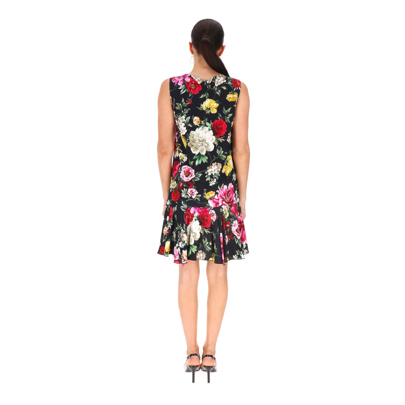 Dolce & Gabbana Floral Rose Print Dress. Size 40IT