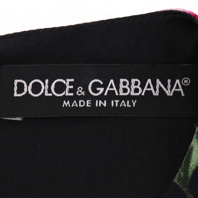 Dolce & Gabbana Floral Rose Print Dress. Size 40IT