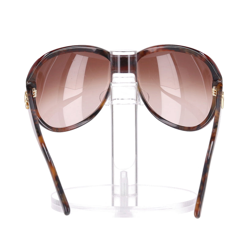 Dolce & Gabbana Oversized Sunglasses With Tortoiseshell Arms