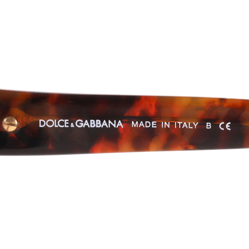 Dolce & Gabbana Oversized Sunglasses With Tortoiseshell Arms