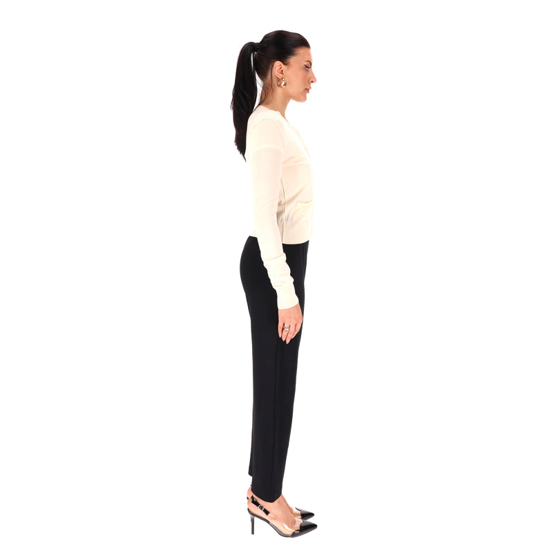 Dolce & Gabbana Virgin Wool Cardigan. Size 40IT