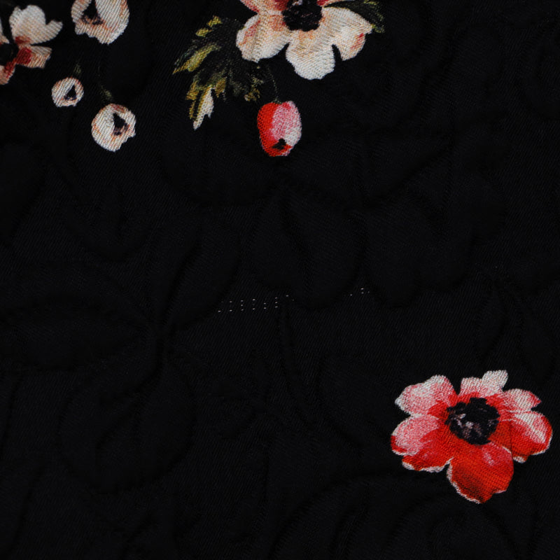 Dolce & Gabbana Floral Silk Blend Jacquard Dress. Size 42IT