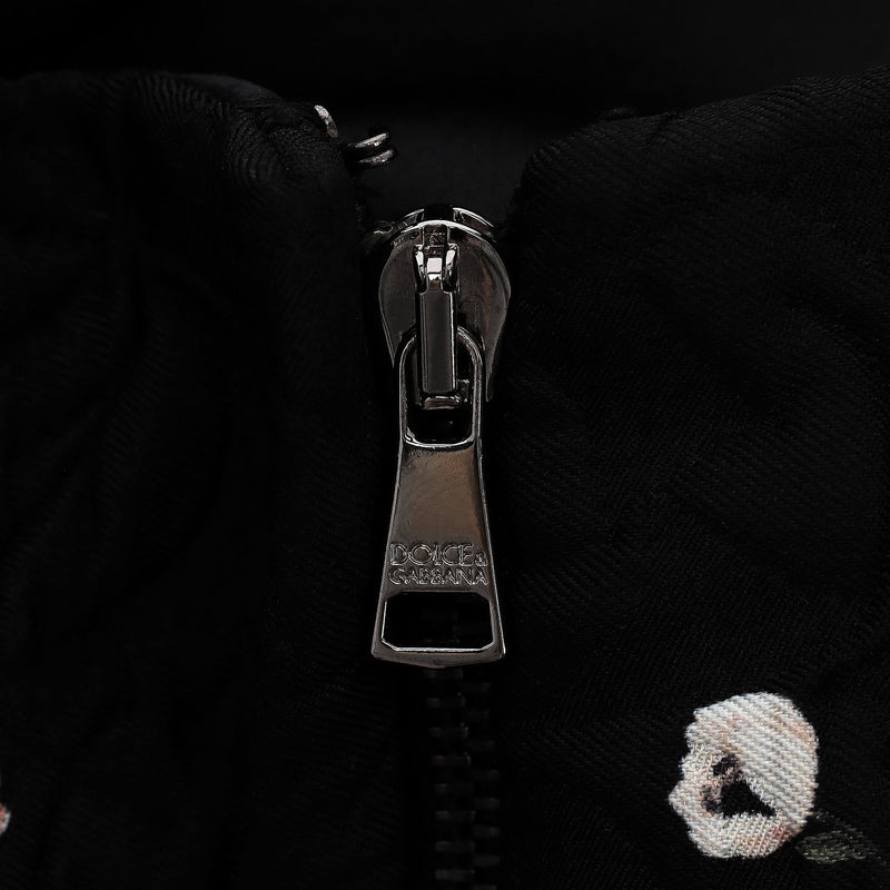 Dolce & Gabbana Floral Silk Blend Jacquard Dress. Size 42IT