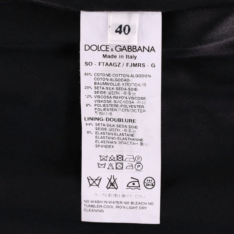 Dolce & Gabbana Velvet Waistcoat  & Embroidered Shorts Set. Size S