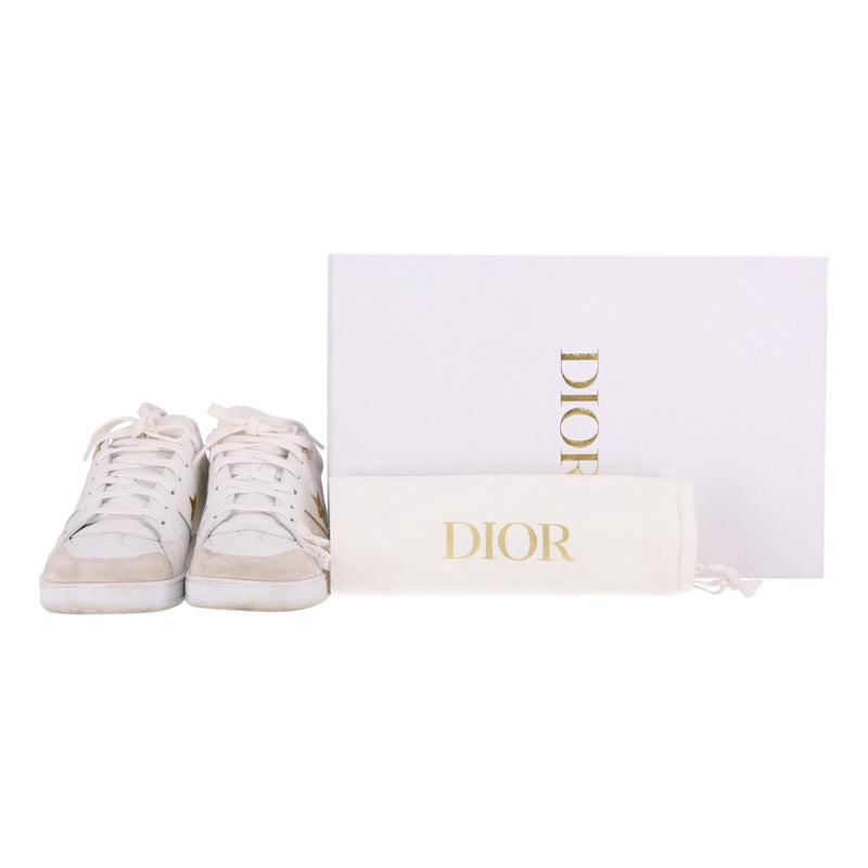 Christian Dior Star Leather & Suede Sneakers. Size 35