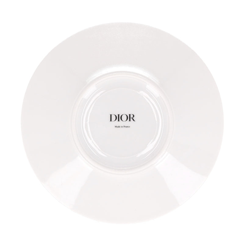 Dior Toile de Jouy Limoges Porcelain Teacup Saucer
