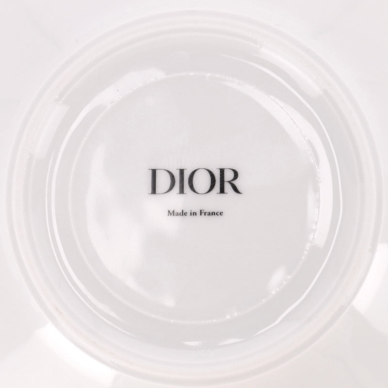 Dior Toile de Jouy Limoges Porcelain Teacup Saucer