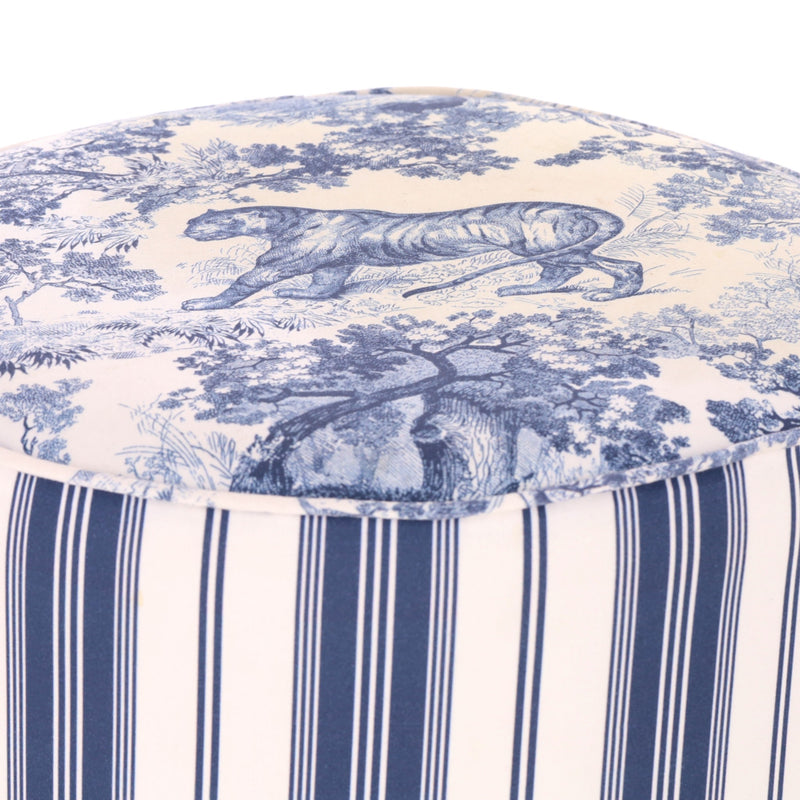 Dior Toile de Jouy Beechwood Stool