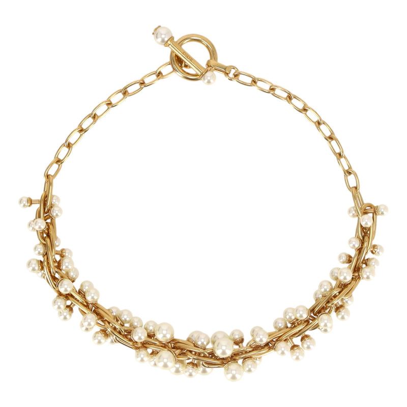 Dior TorsaDior Choker Embellished With White Resin Pearls