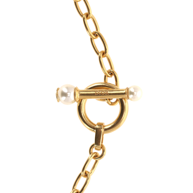 Dior TorsaDior Choker Embellished With White Resin Pearls