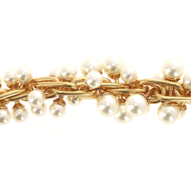 Dior TorsaDior Choker Embellished With White Resin Pearls