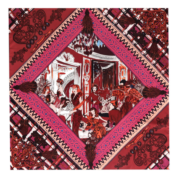 Christian Dior Printed Silk Carre Scarf