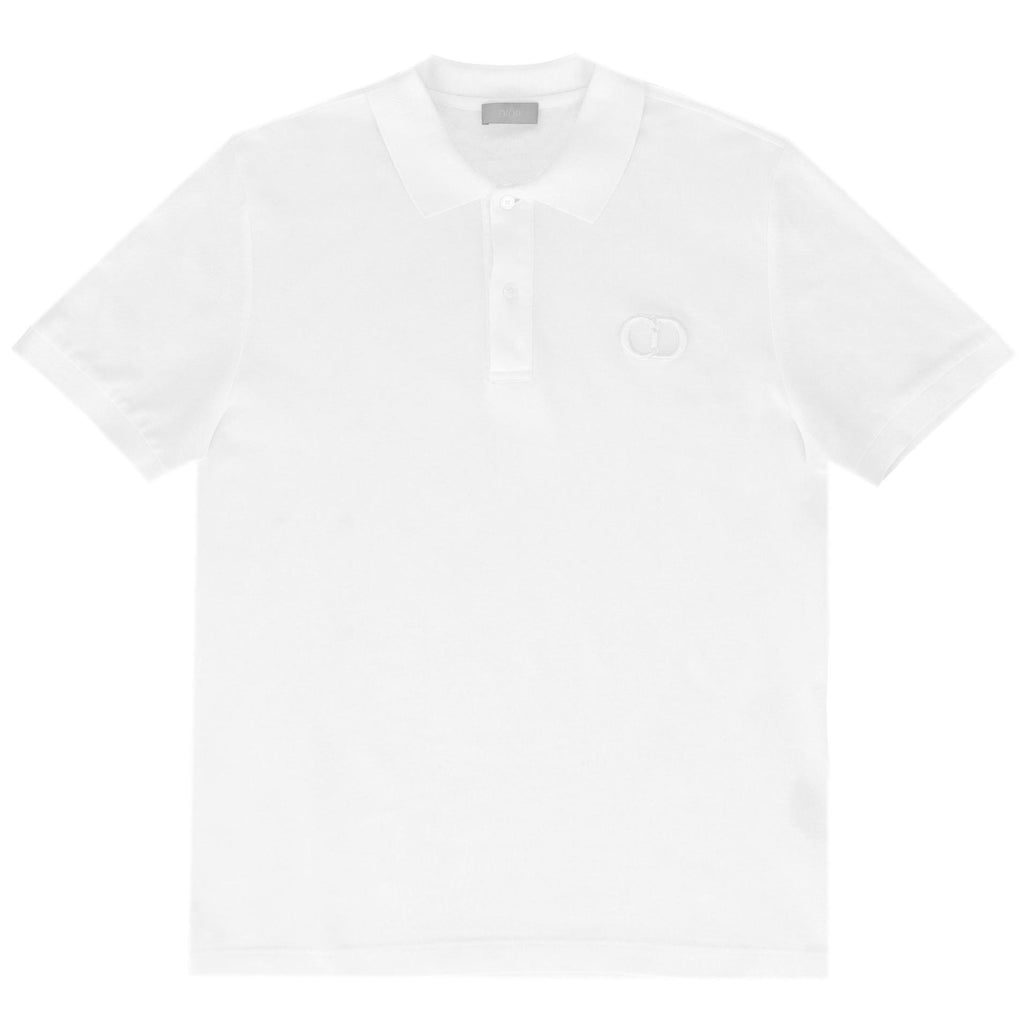 Dior 'CD Icon' Embroidered Cotton Polo Shirt. Size L – Shush London
