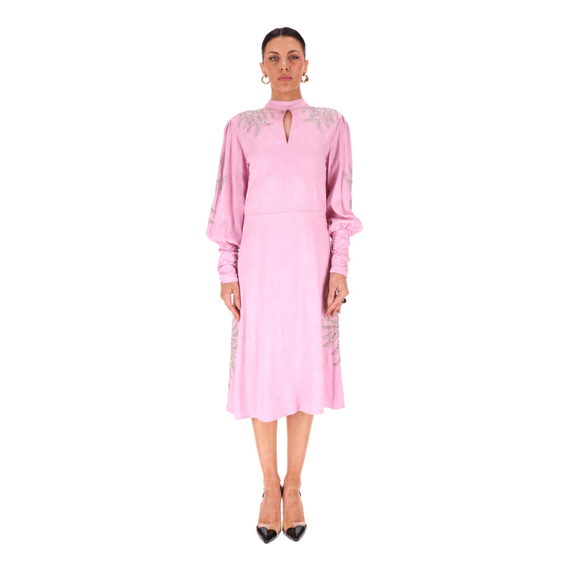 Dodo Bar Or Crystal Embellished Dress. Size 42IT
