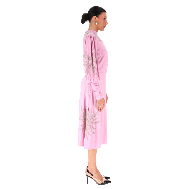 Dodo Bar Or Crystal Embellished Dress. Size 42IT