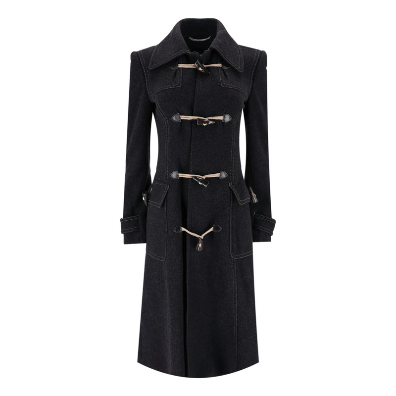 Dolce & Gabbana Virgin Wool Duffle Coat. Size 40IT