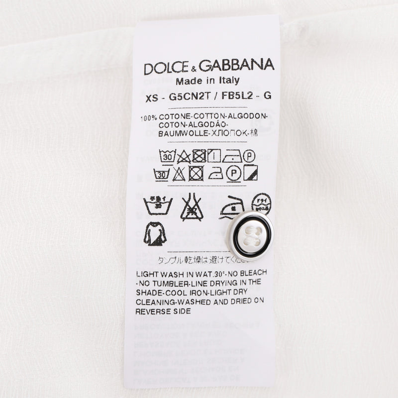Dolce & Gabbana Oversized Cotton Shirt. Size XS