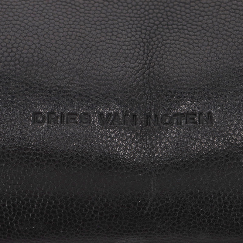 Dries Van Noten Leather Bag With A Chain Strap