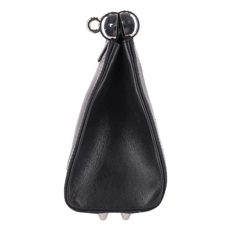 Dries Van Noten Leather Bag With A Chain Strap