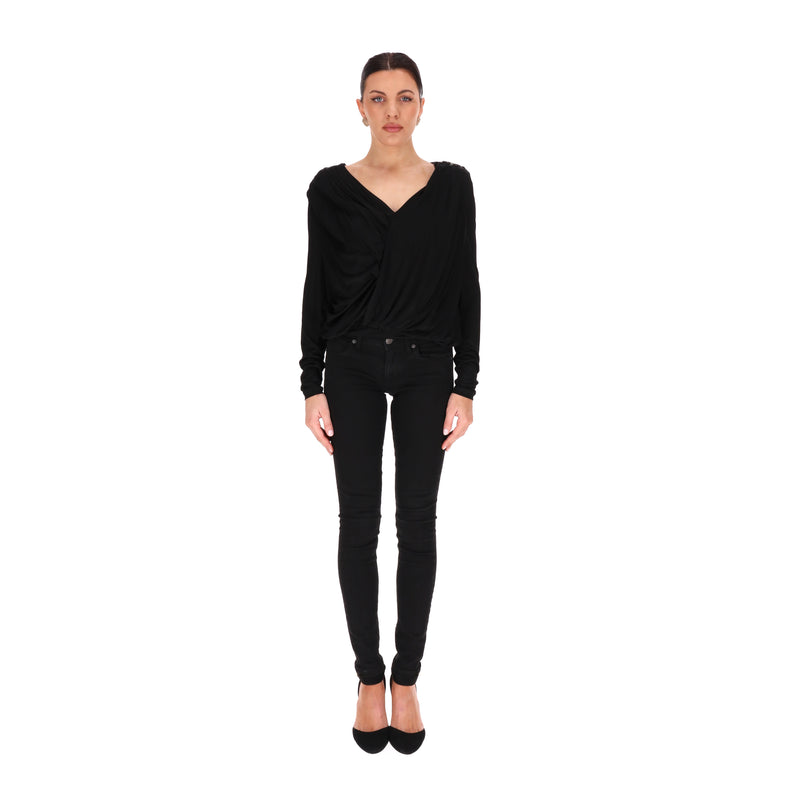 Emilio Pucci Wrap Beaded Star Embellished Top. Size 44IT