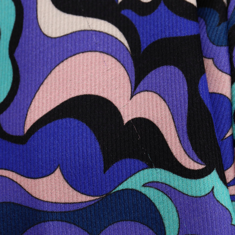 Emilio Pucci Wool & Silk Blend Floral Dress. Size 42IT