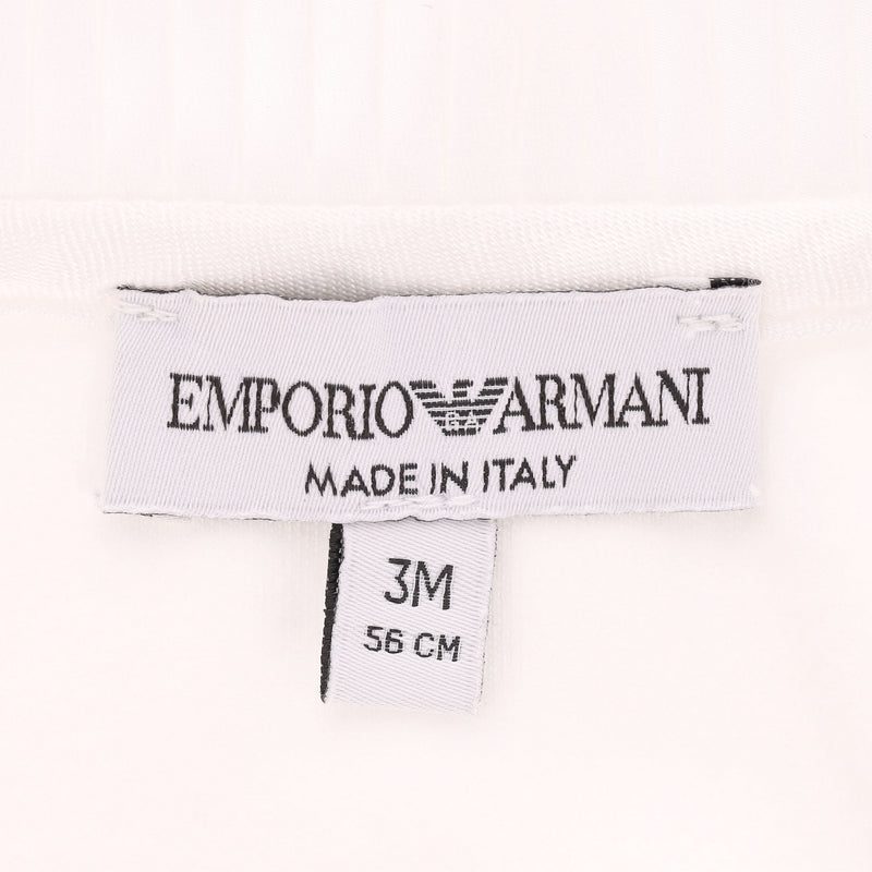 Emporio Armani Baby Girl Cotton Romper. Size 3M